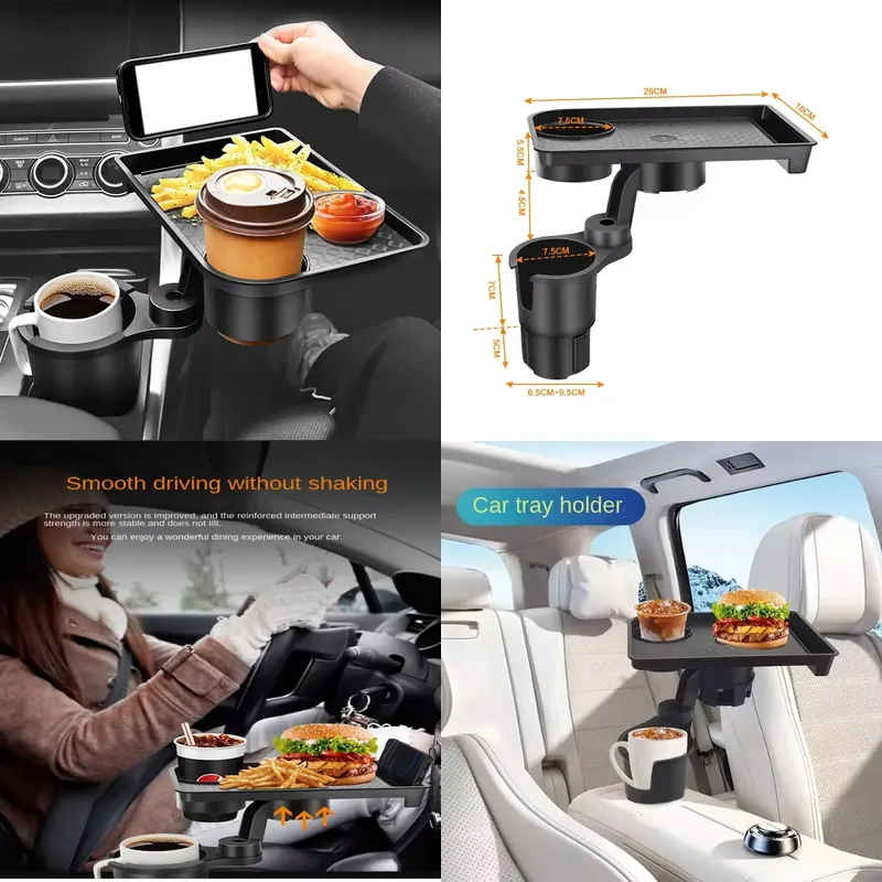 Snacks Food Usa - Support de tasse de voiture multifonctionnel