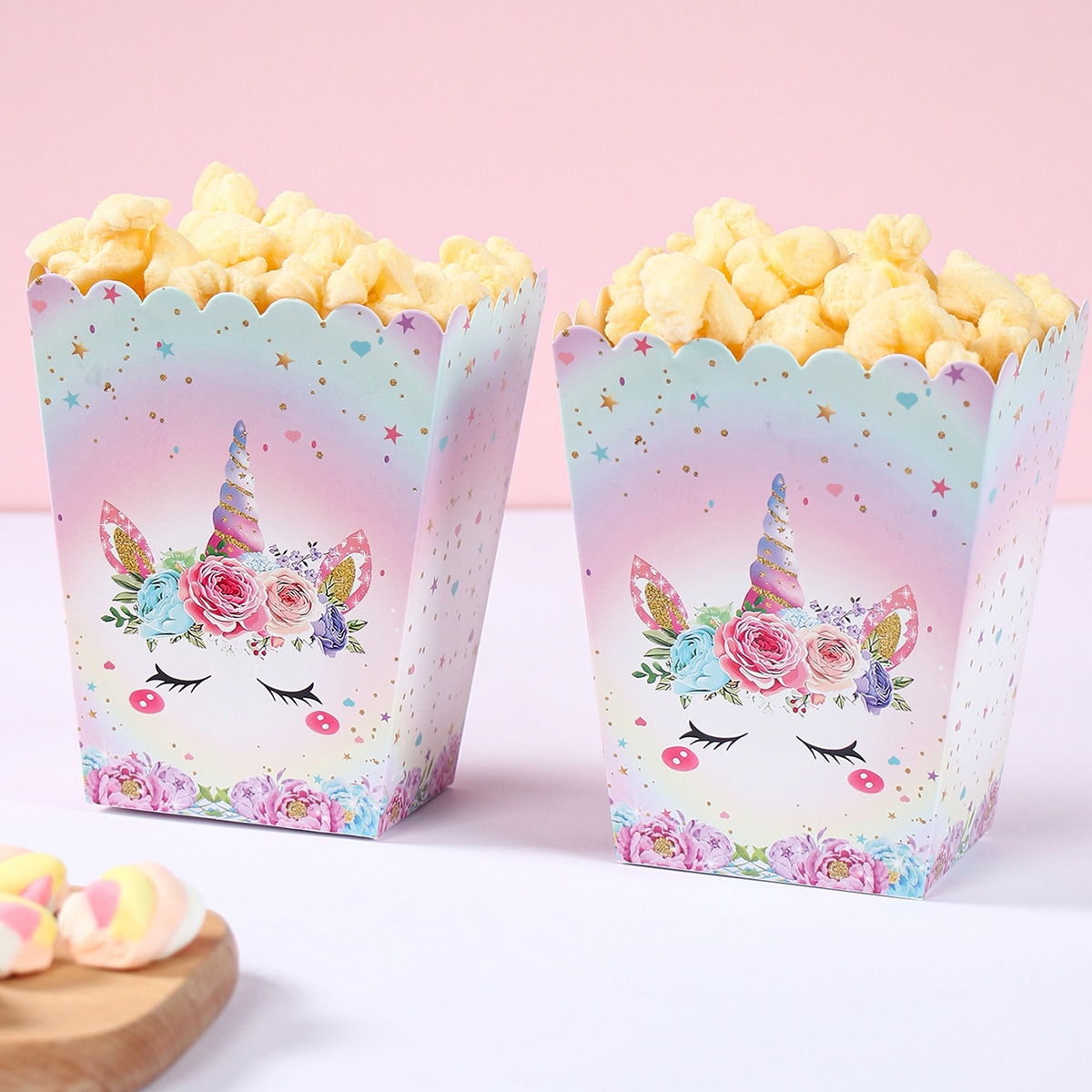 Food Snacks For Kids Party - Cartons de bonbons en papier, fournitures