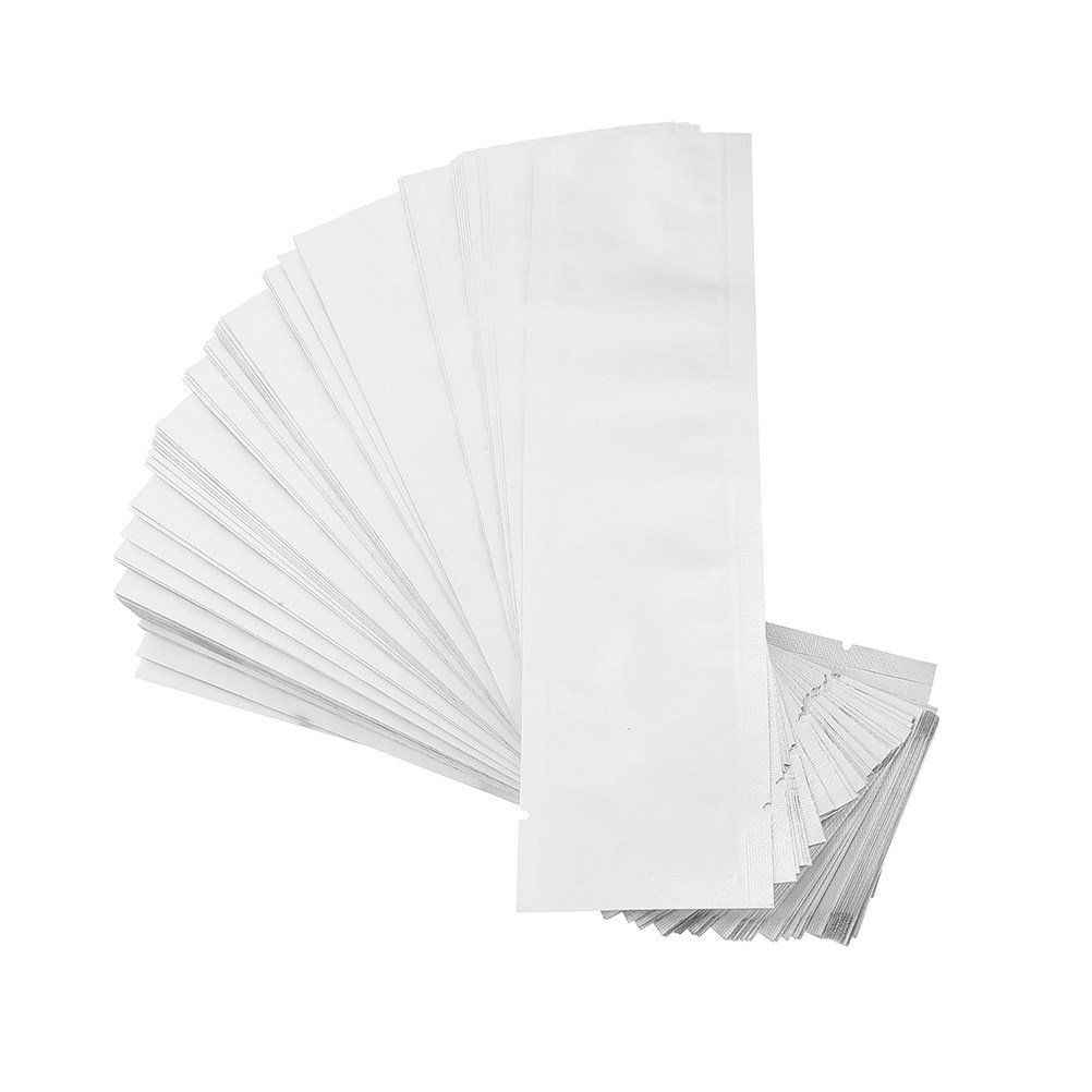 Food Protein Snacks - 100 Sachets Réutilisables en Aluminium Thermoscellables
