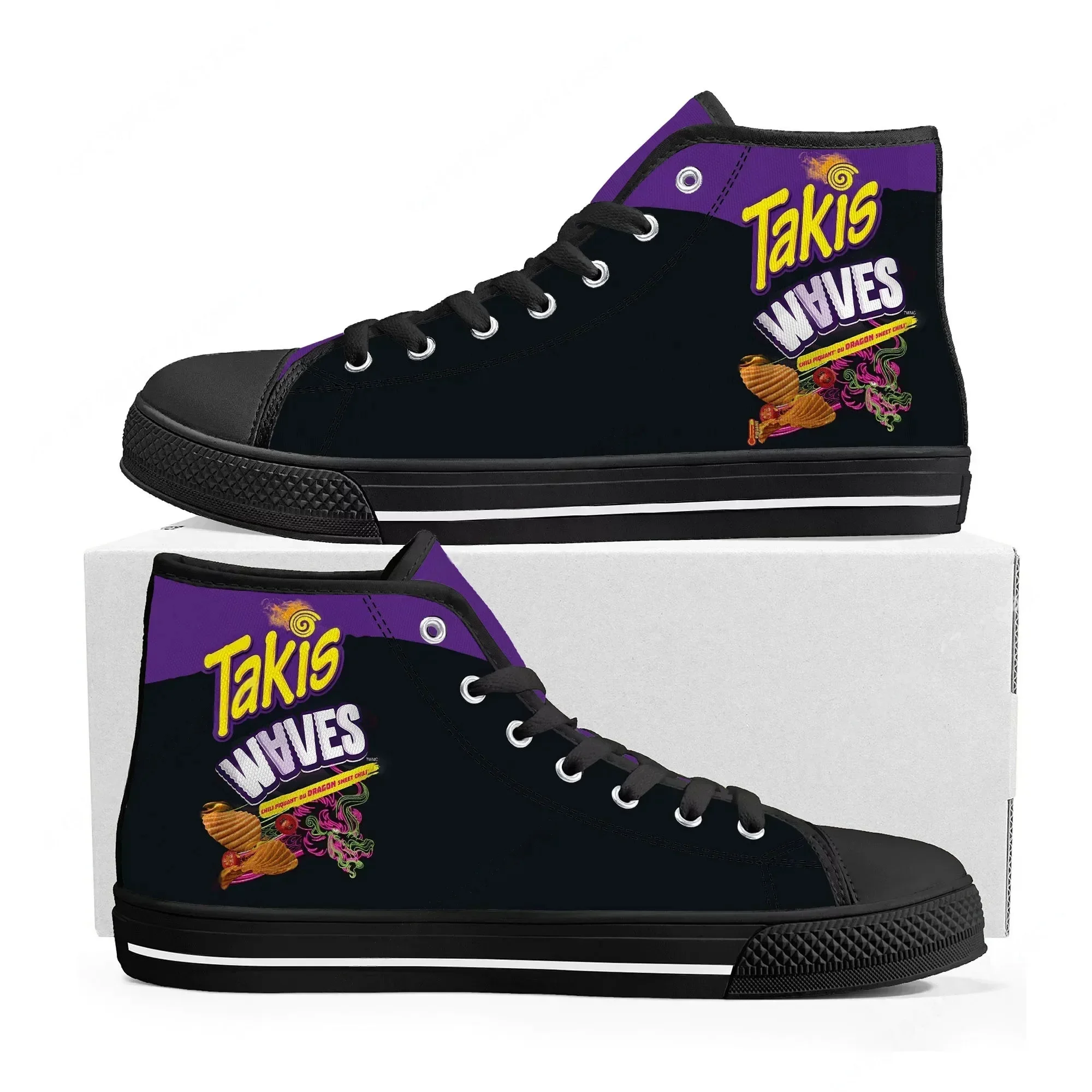 Baskets montantes en toile de  - Snacks Food Usa avis et prix